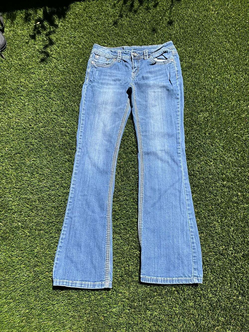 Denim Couture New Fashion Women's Embellished Bootcut Flare Jeans